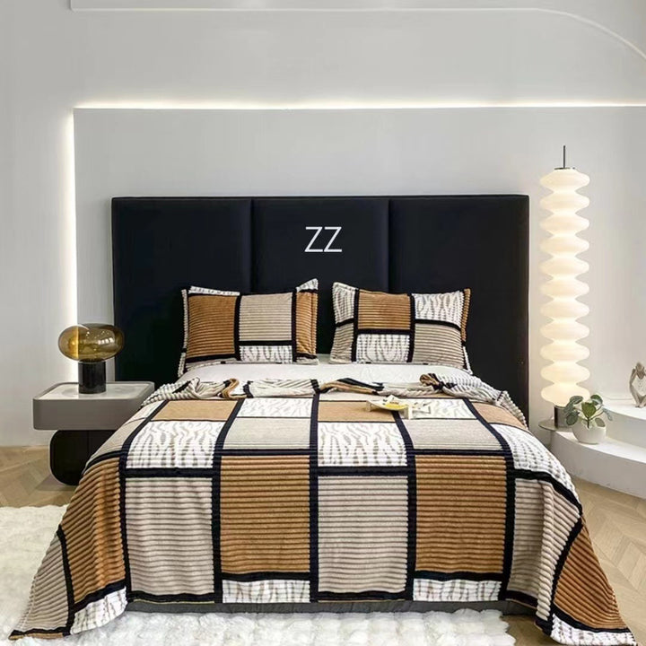 Flannel Blanket Summer Warm Nap Blanket