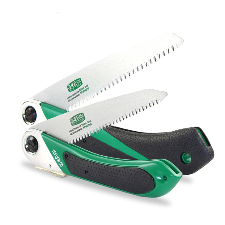Quick folding mini saw
