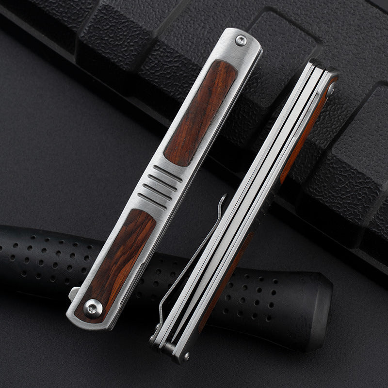 D2 Steel Outdoor Pocket Knife Sharp