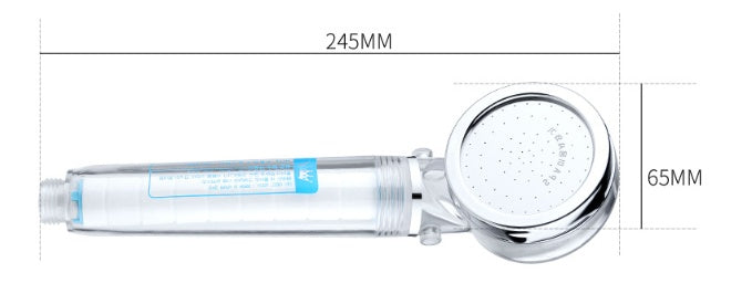 Water purification pressurized shower