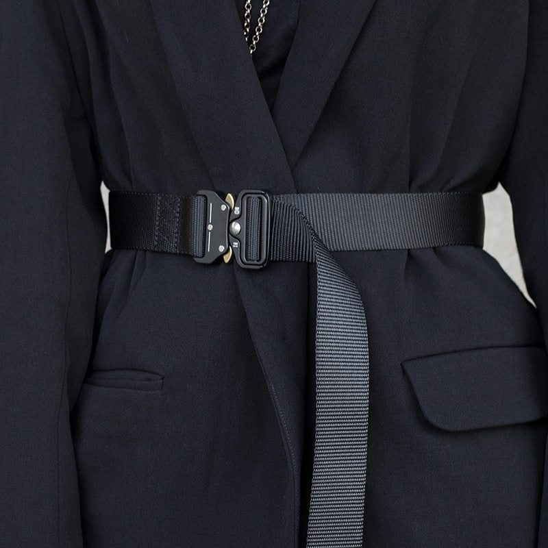Dark wind tactical canvas belt