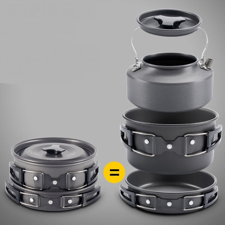 Outdoor Camping Portable Stove Combination