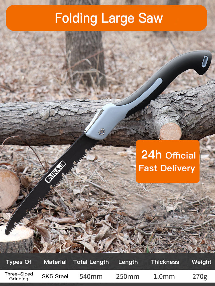 Household Folding Three-Sided Small Hand Saw