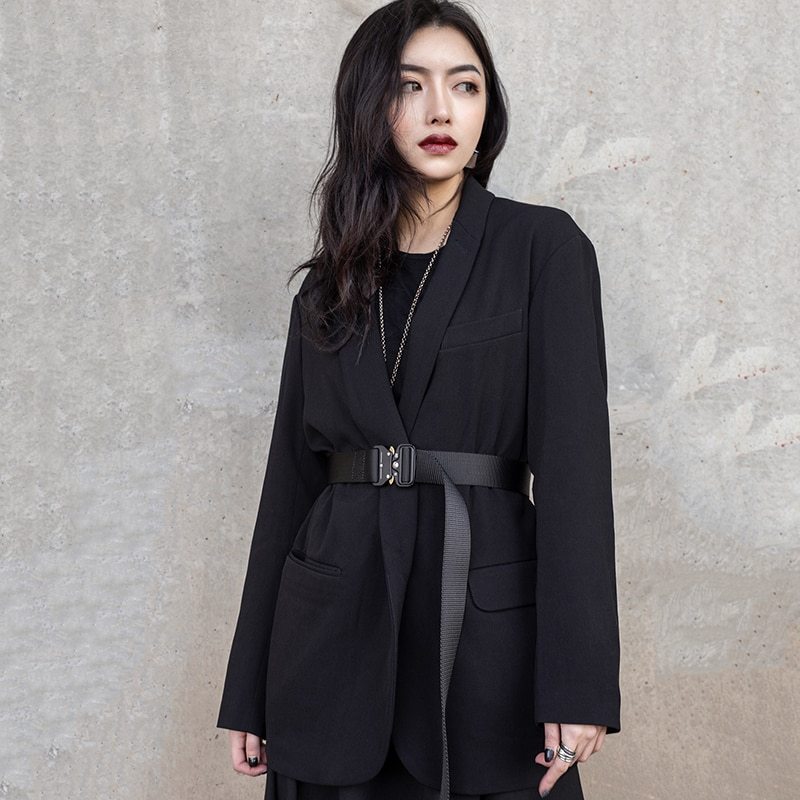 Dark wind tactical canvas belt