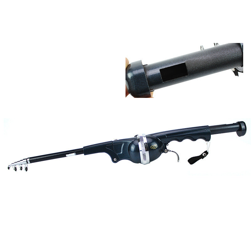 Foldable portable pocket throwing rod