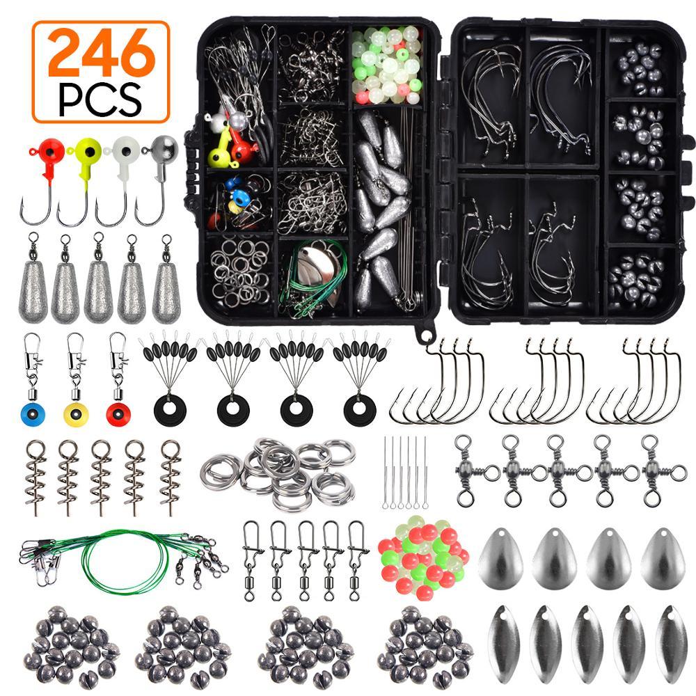 246 Pieces Fishing Accessories Bait