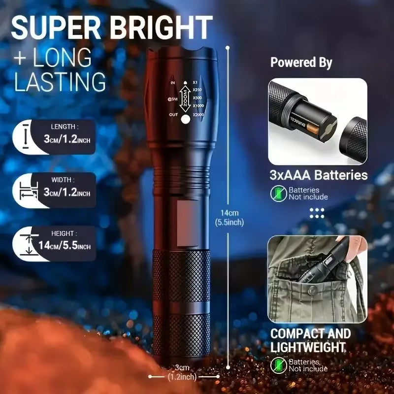 High Power LED Tactical Flashlight