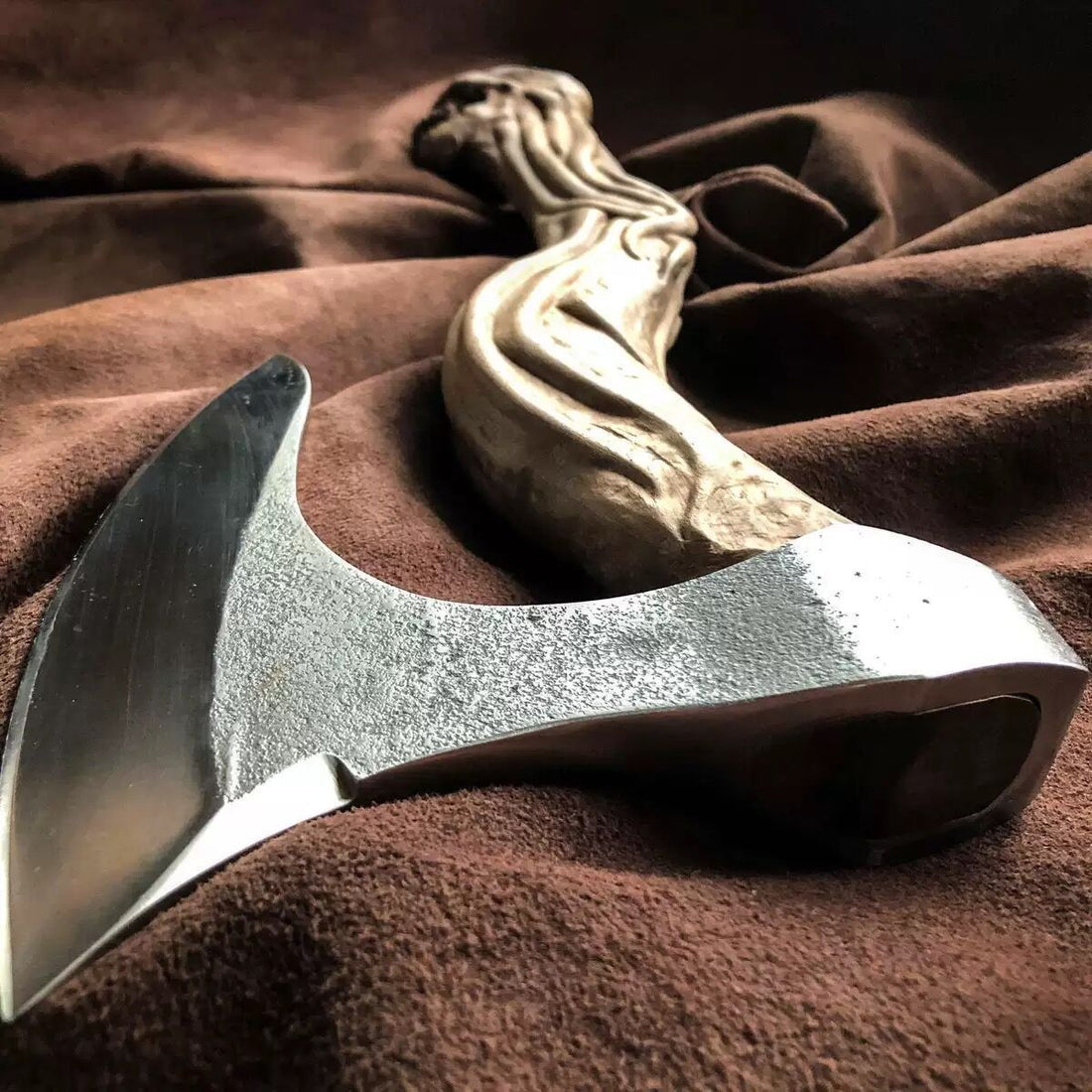 Rubber Wood Skull Hatchet Handle