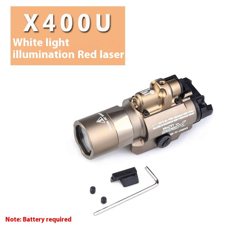Lower Hanging Flashlight Tactical Red Laser