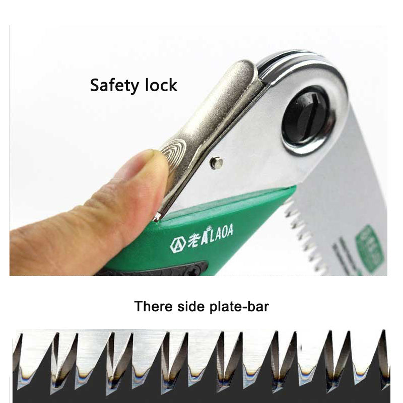 Quick folding mini saw