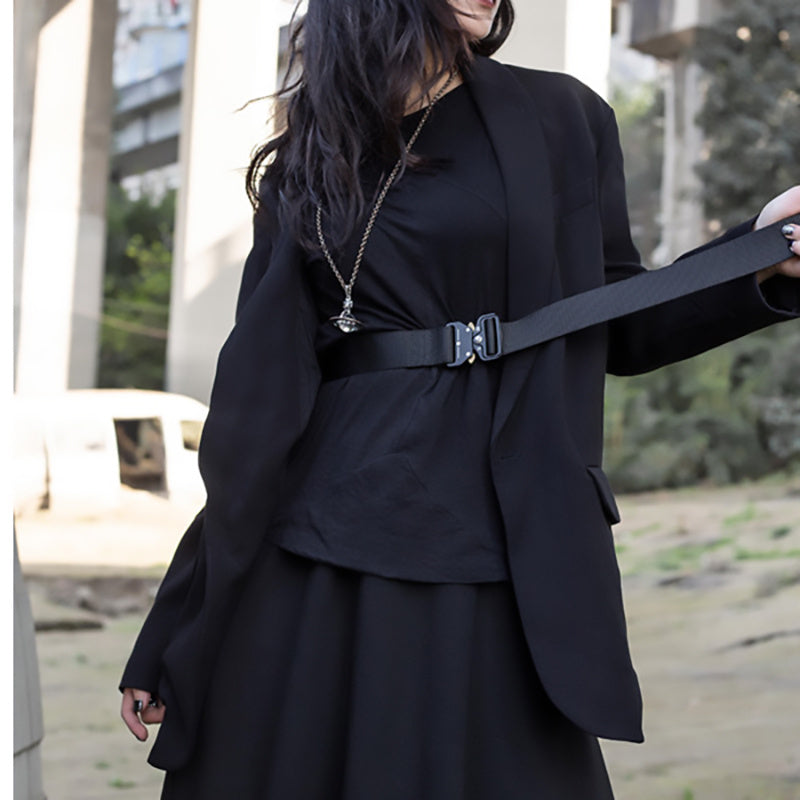 Dark wind tactical canvas belt