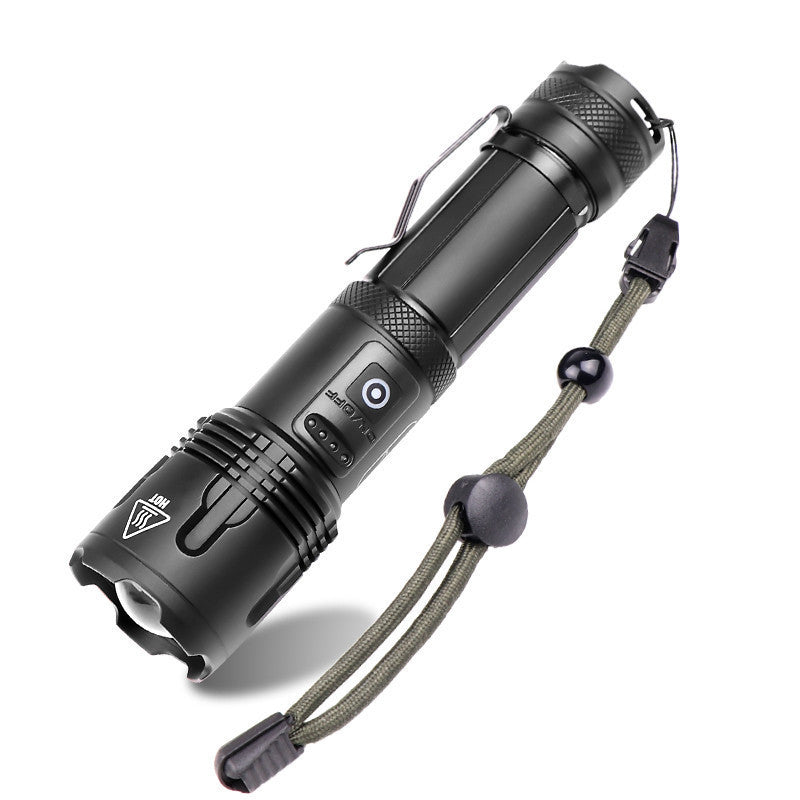 Strong Light Tactical Flashlight With Pen