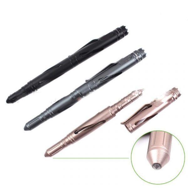 Tungsten Defense Pen With LED Flashlight