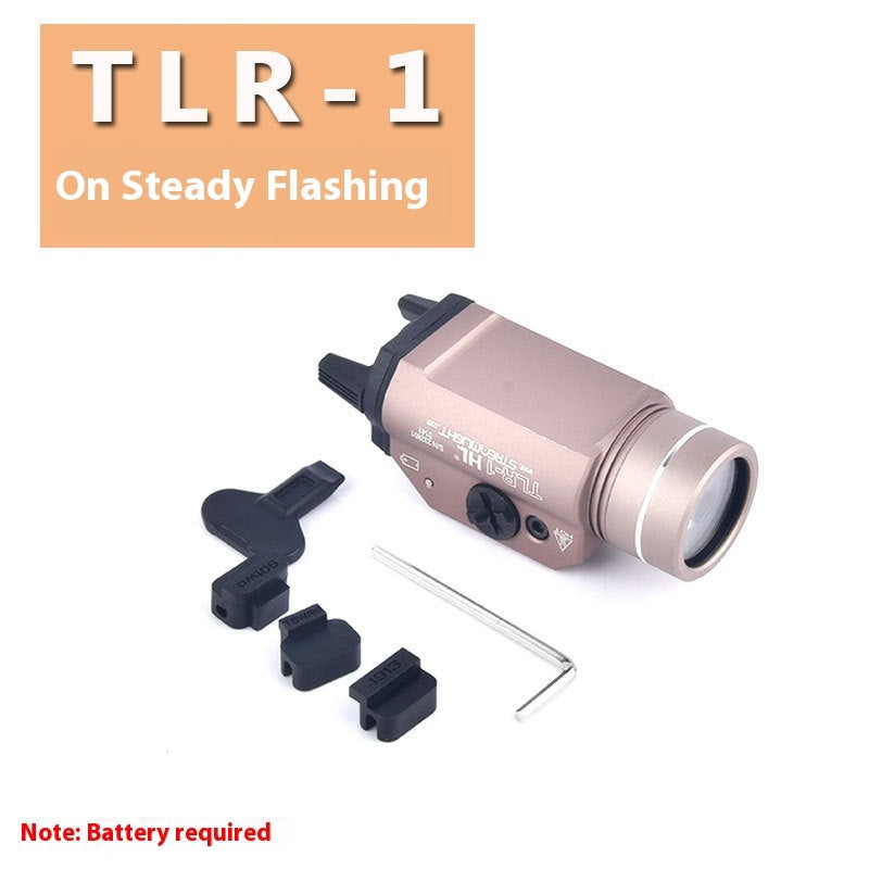 Lower Hanging Flashlight Tactical Red Laser