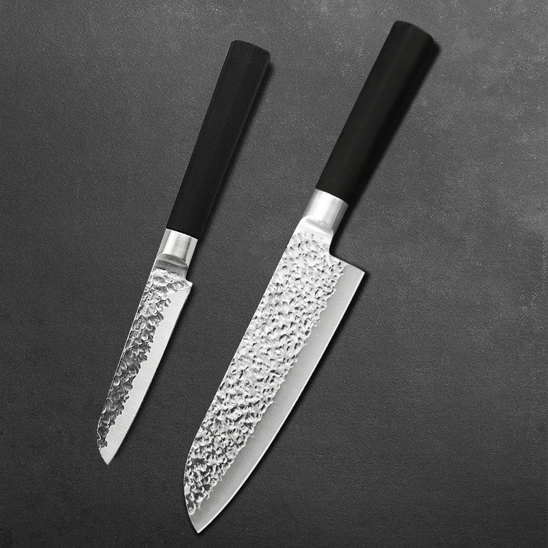 Rubber non-slip handle pocket knives