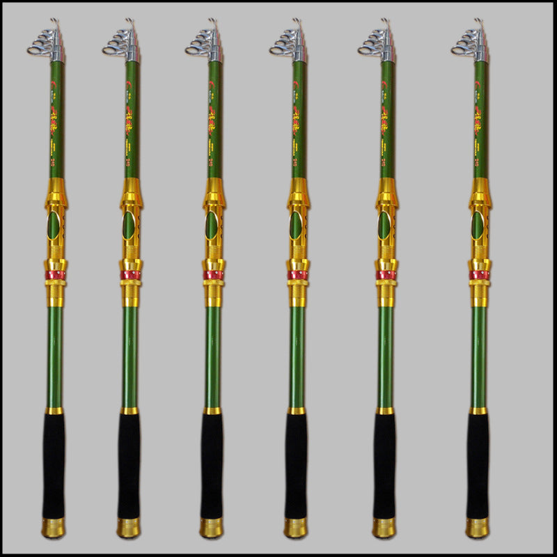 steel pole rod fishing rod