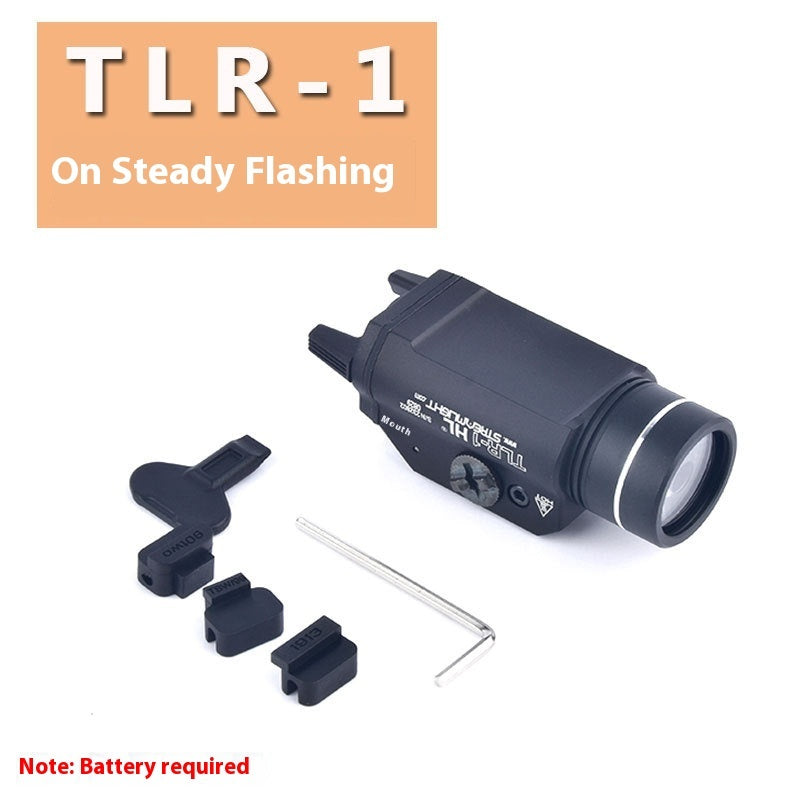 Lower Hanging Flashlight Tactical Red Laser
