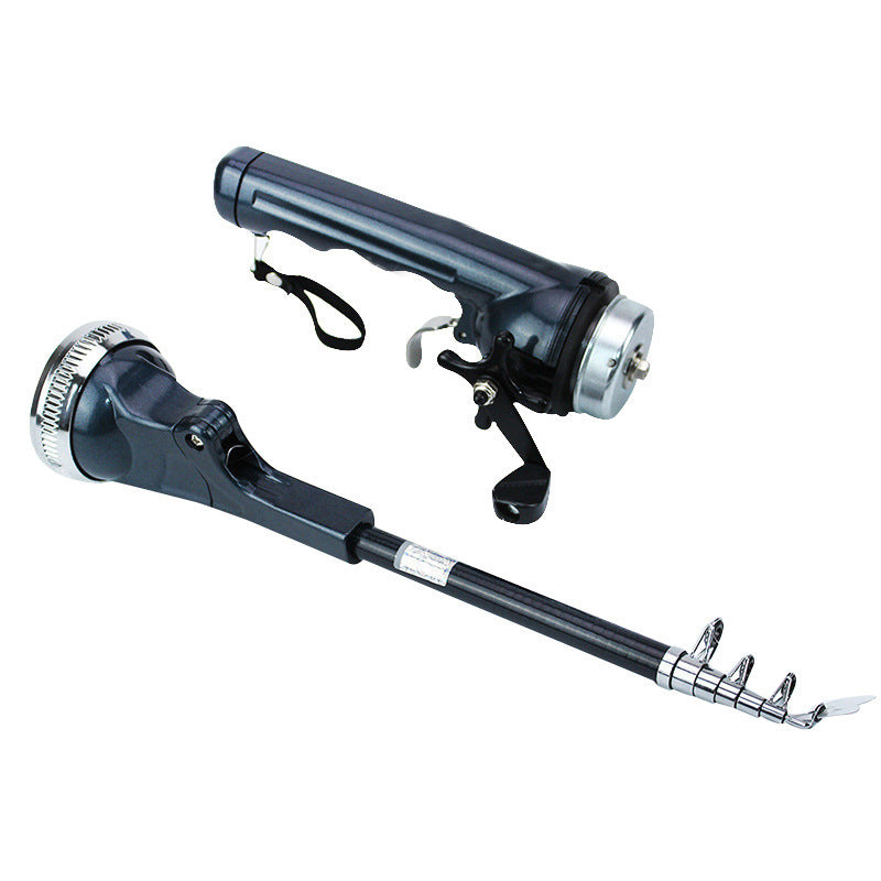Foldable portable pocket throwing rod