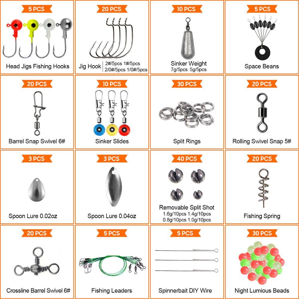 246 Pieces Fishing Accessories Bait