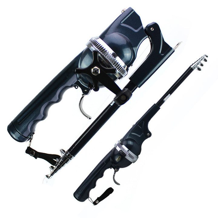 Foldable portable pocket throwing rod