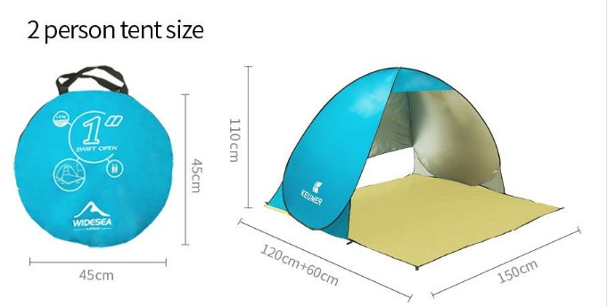 UV protection sunshade double camping tent