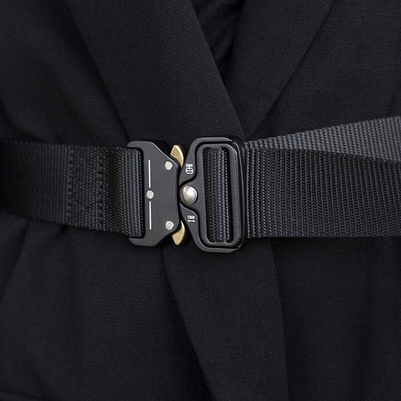 Dark wind tactical canvas belt