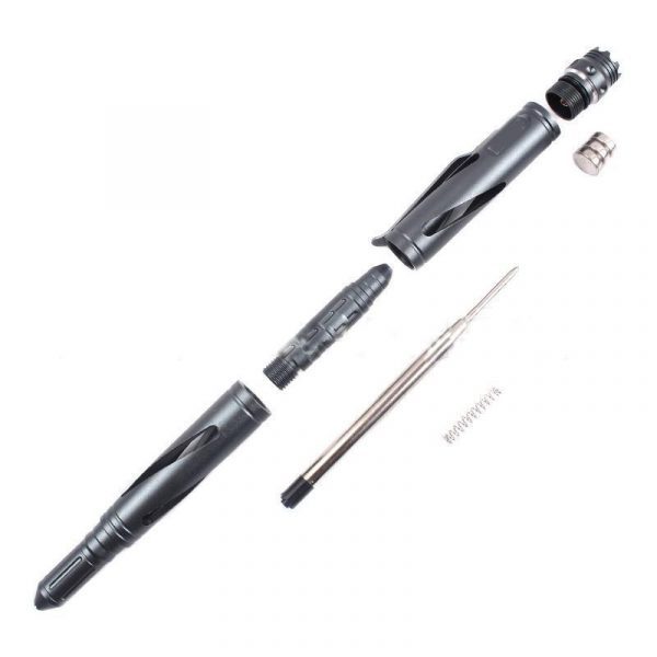 Tungsten Defense Pen With LED Flashlight