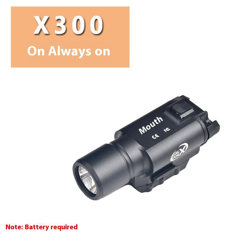 Lower Hanging Flashlight Tactical Red Laser