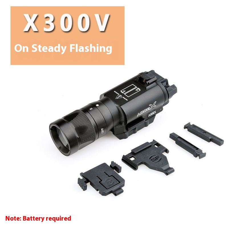 Lower Hanging Flashlight Tactical Red Laser