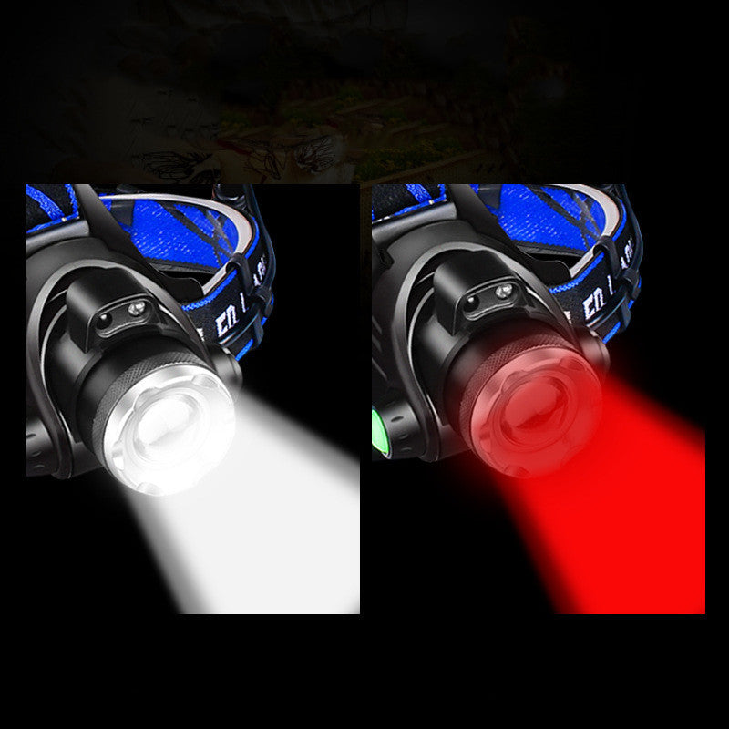 Led Red Light Sensor Headlight