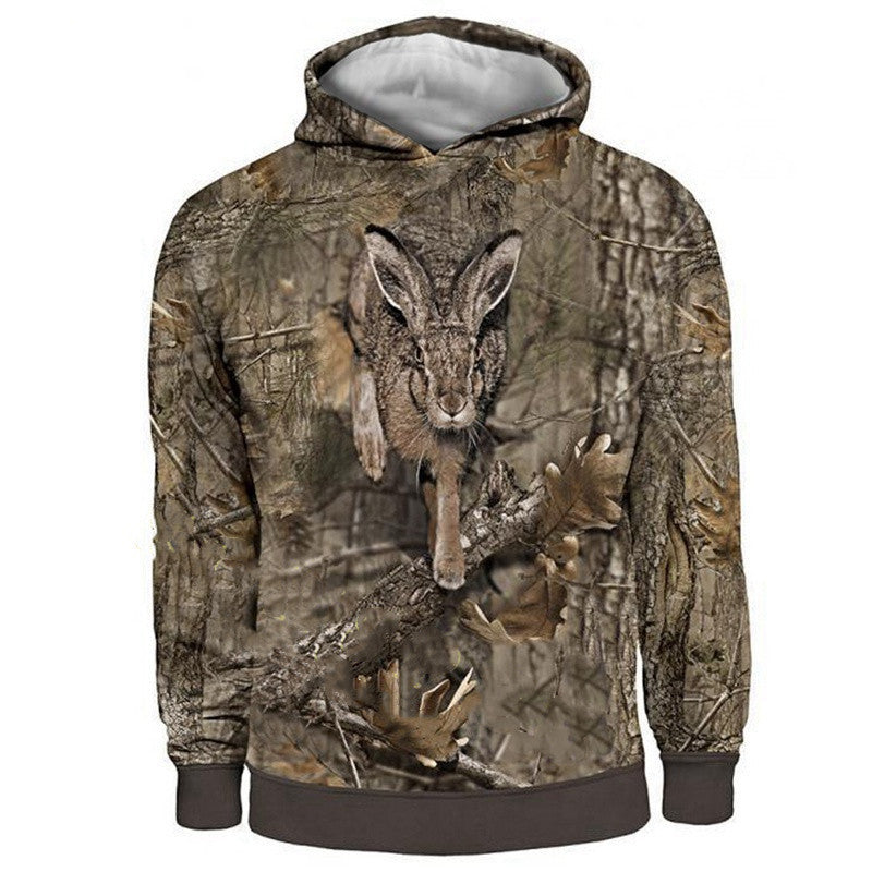 Hunting Camouflage Hooded Sweatshirt