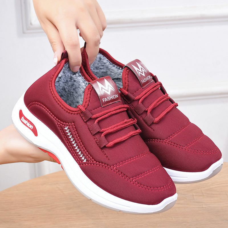 Velvet Female Insulated Cotton Boots