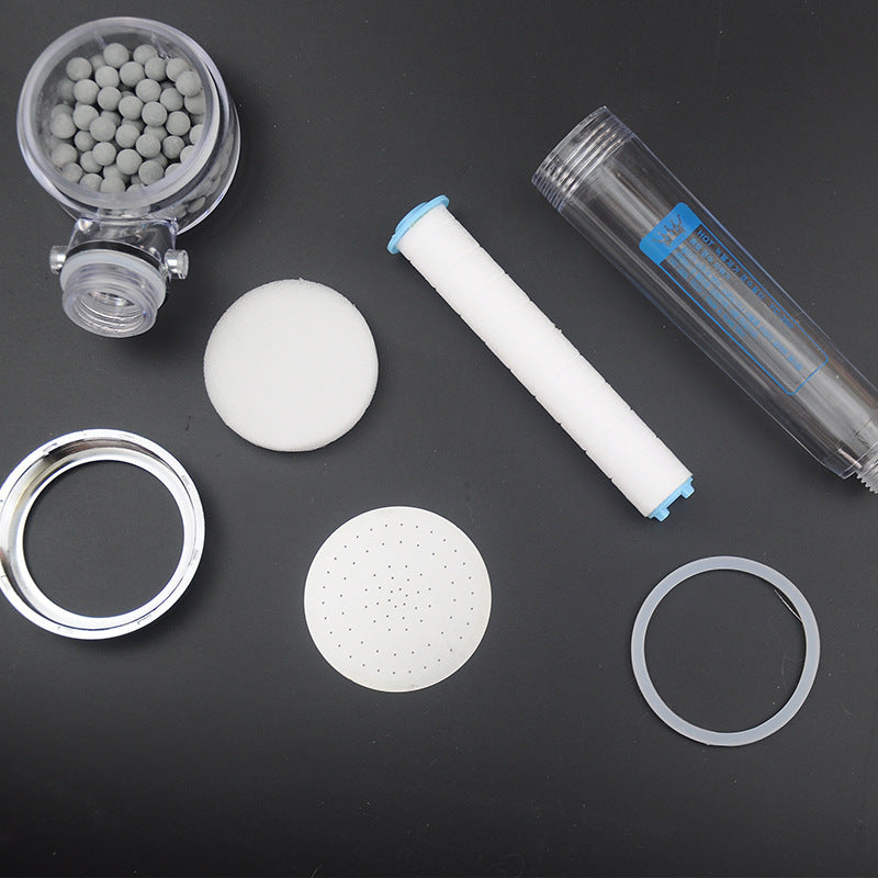 Water purification pressurized shower