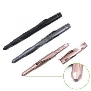 Tungsten Defense Pen With LED Flashlight