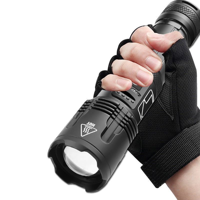 Strong Light Tactical Flashlight With Pen