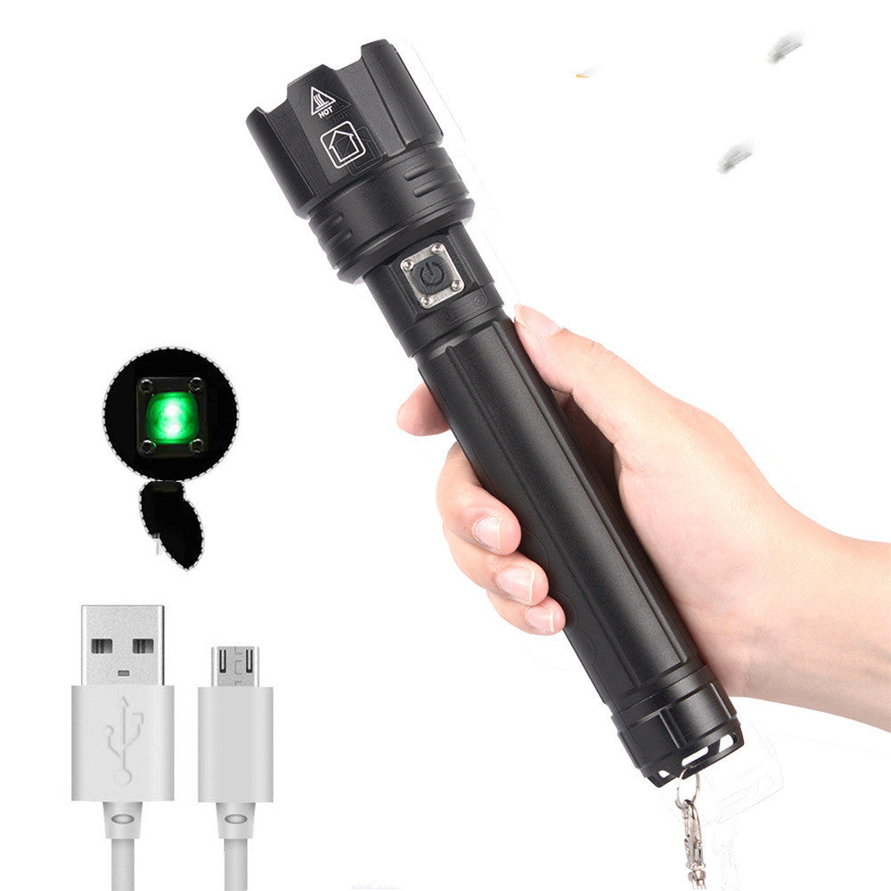 Tacticle Glare Flashlight USB Charging