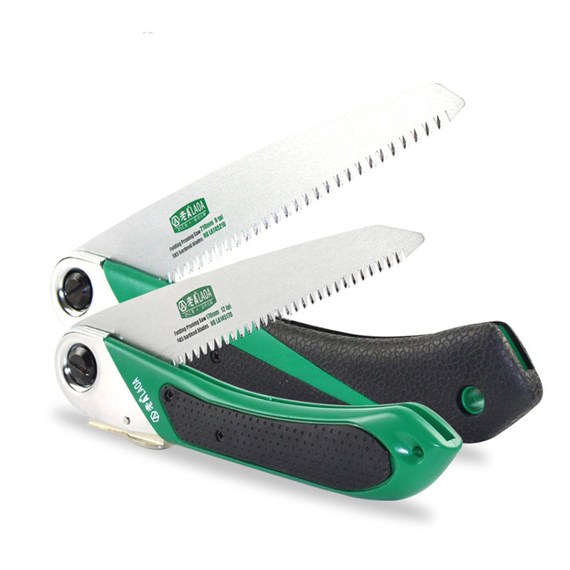 Quick folding mini saw