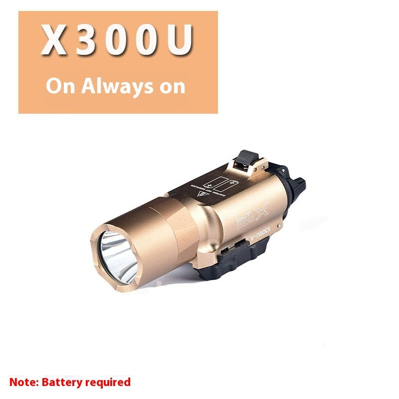 Lower Hanging Flashlight Tactical Red Laser