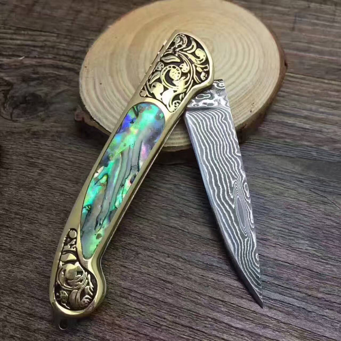 Camping Hunting Folding Combat Knife