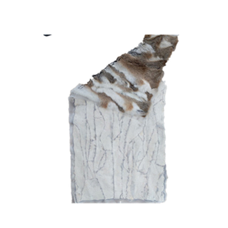 Rabbit Winter Fur Thermal Blankets