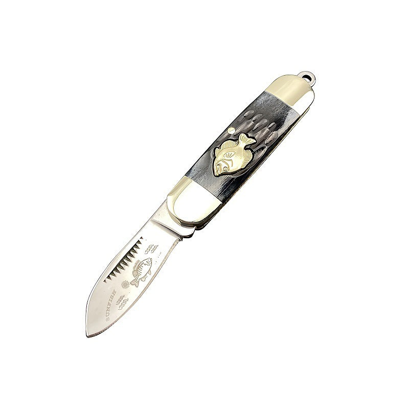 Pocket Damascus Steel Folding Knife