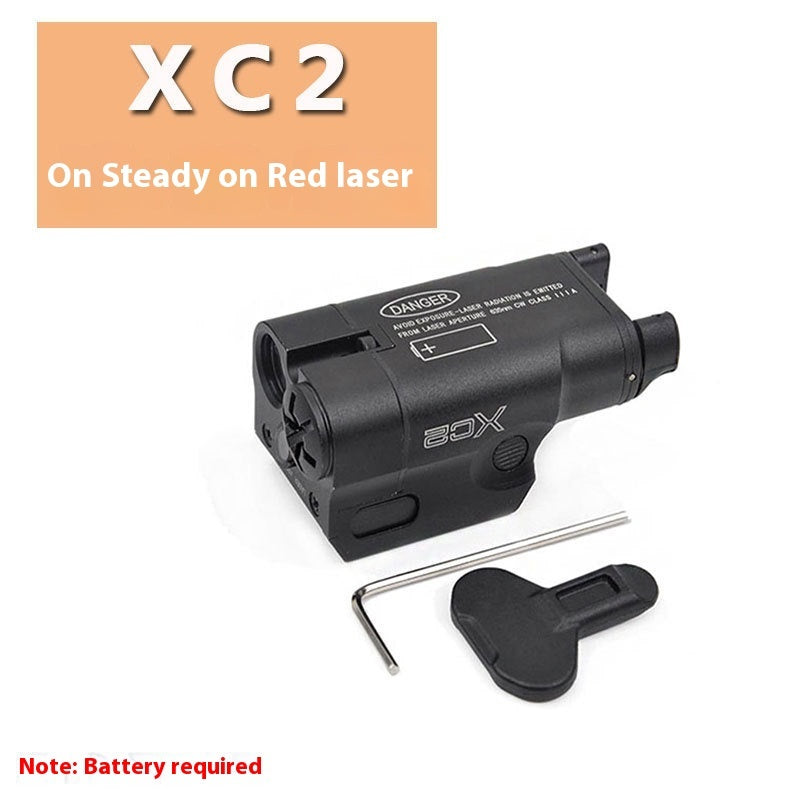 Lower Hanging Flashlight Tactical Red Laser