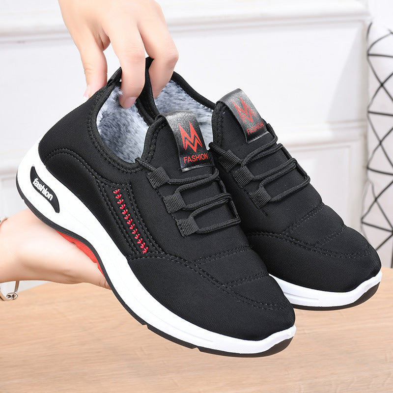 Velvet Female Insulated Cotton Boots