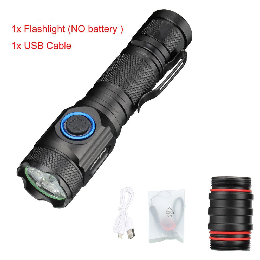 Rechargeable Powerful Tactical Flashlight