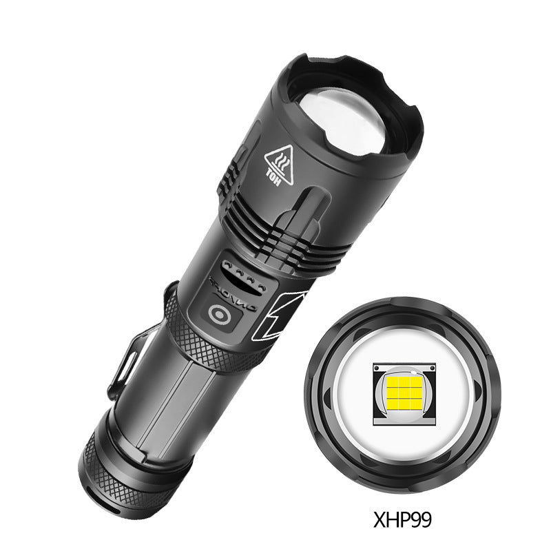 Strong Light Tactical Flashlight With Pen