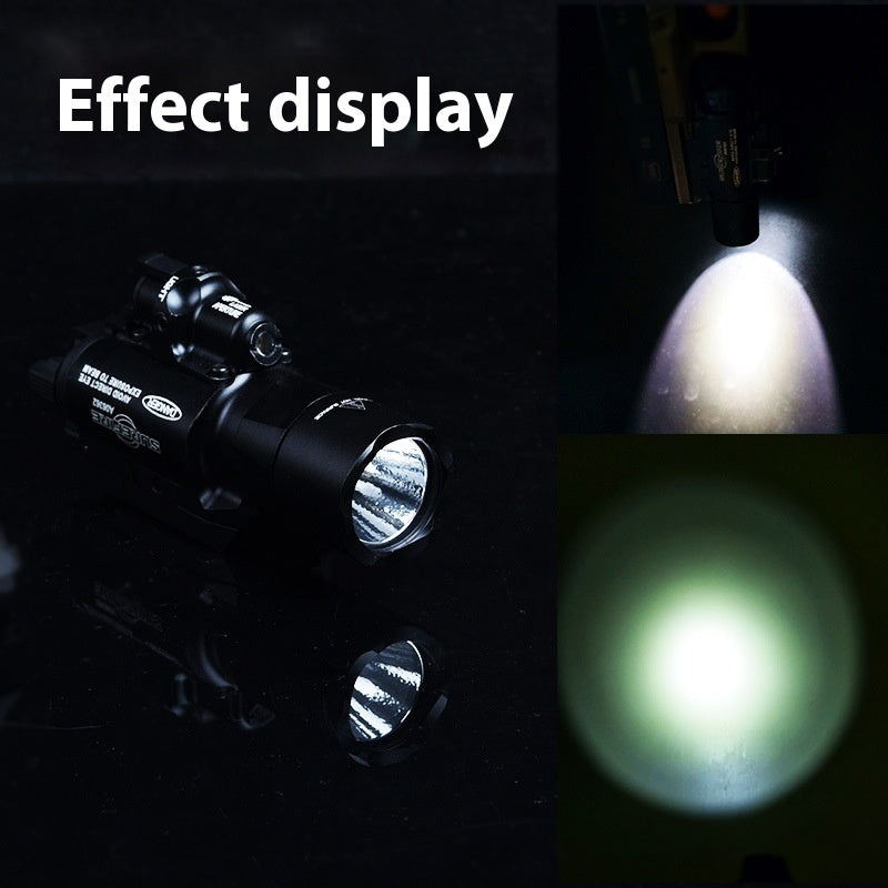 Lower Hanging Flashlight Tactical Red Laser