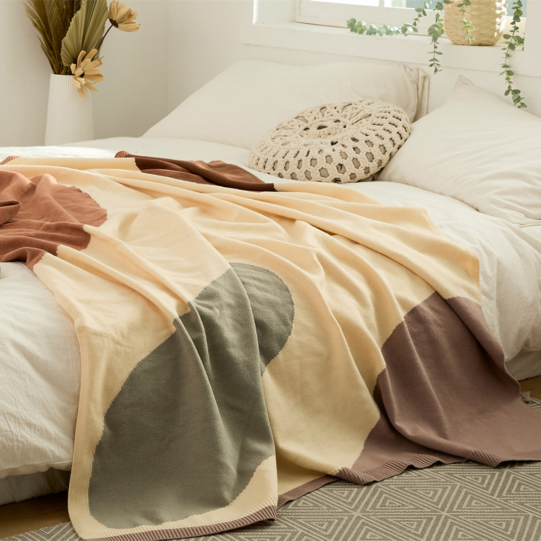 Warm Quilt Knitted Thermal Blanket