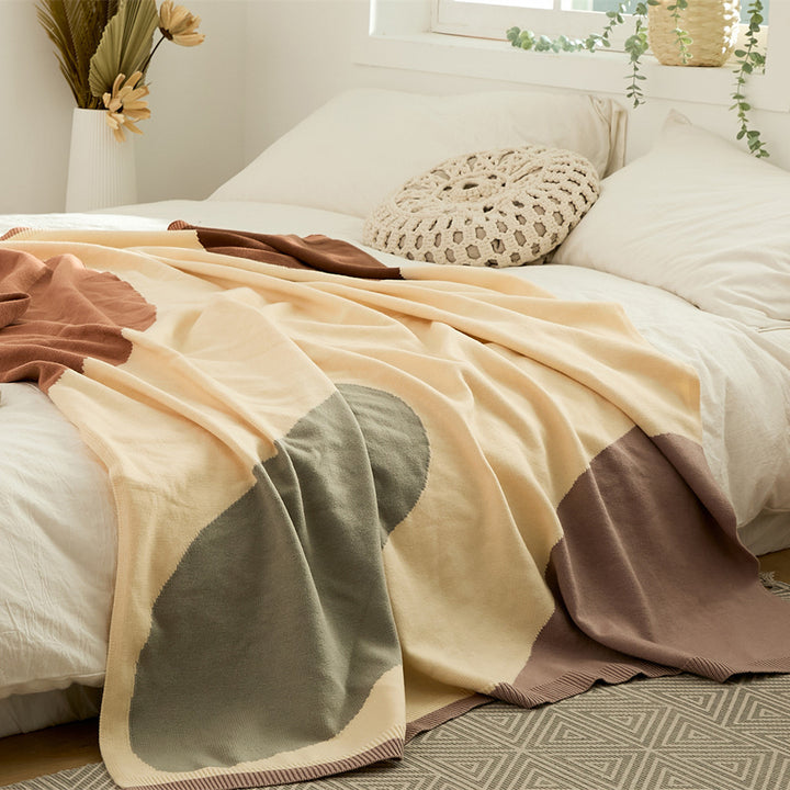 Warm Quilt Knitted Thermal Blanket