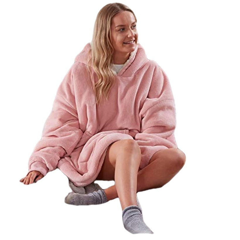 Flannel Blanket Winter Thermal Pajamas