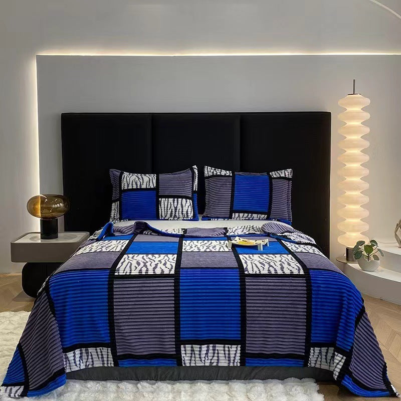 Flannel Blanket Summer Warm Nap Blanket